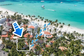 BEACH STUDIO 4 people - BBQ, WiFi, beach amenities, pickup from airport, kitchenette - PLAYA LOS CORALES